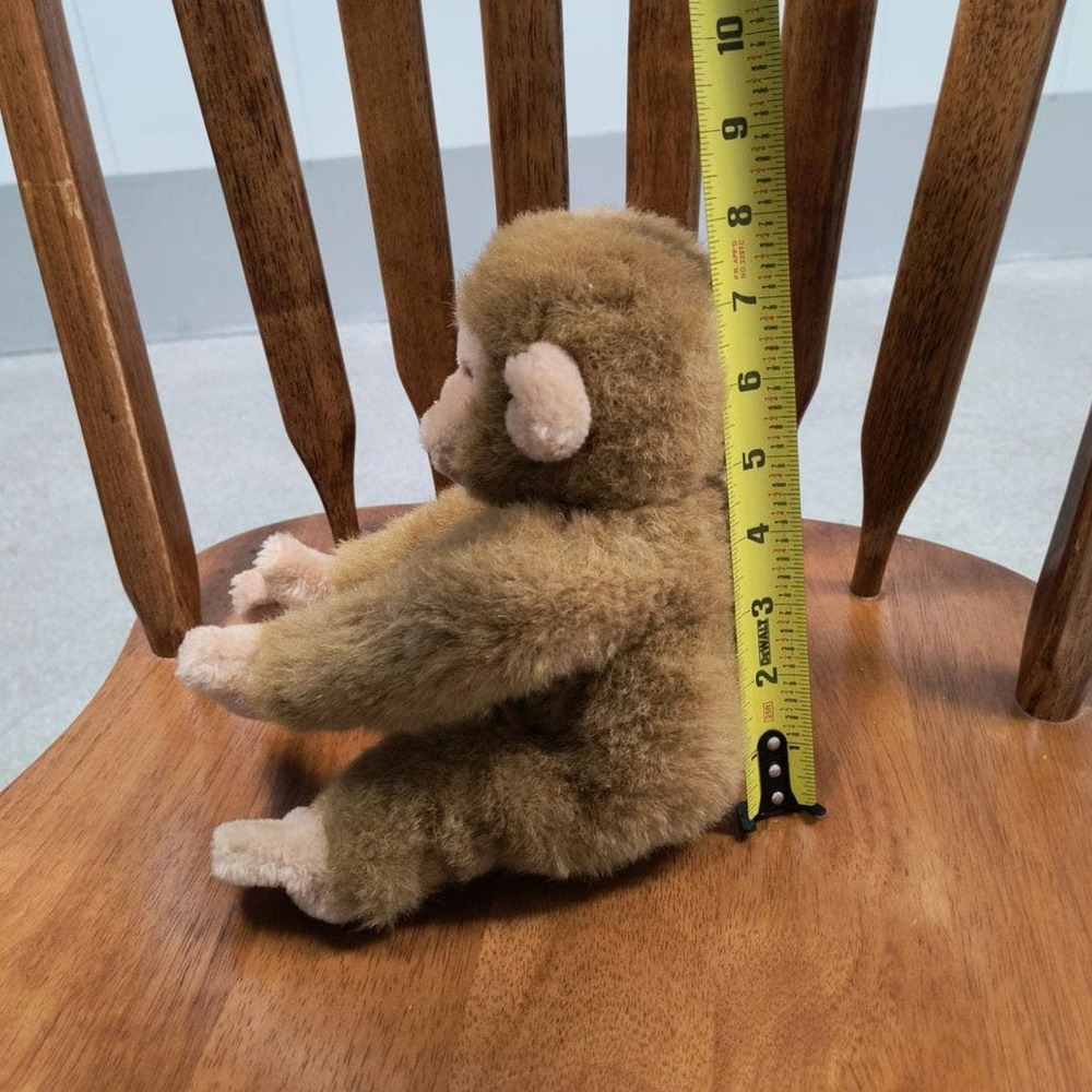 Gund Monk Kees Monkey Brown Soft Plushie Kids Toy Size 8" - Picture 5 of 5